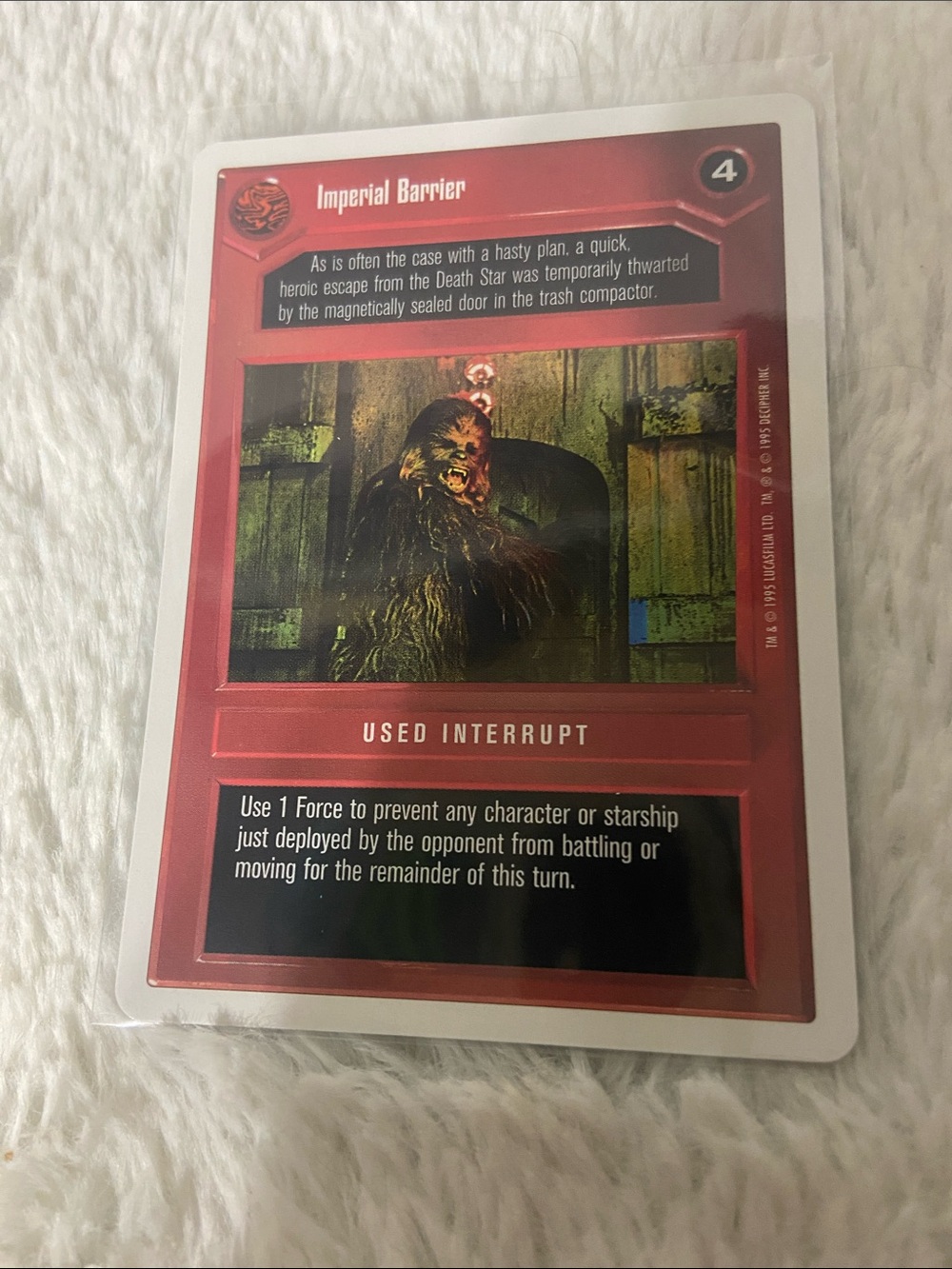Star Wars Imperial Emblem Card - Black & Silver